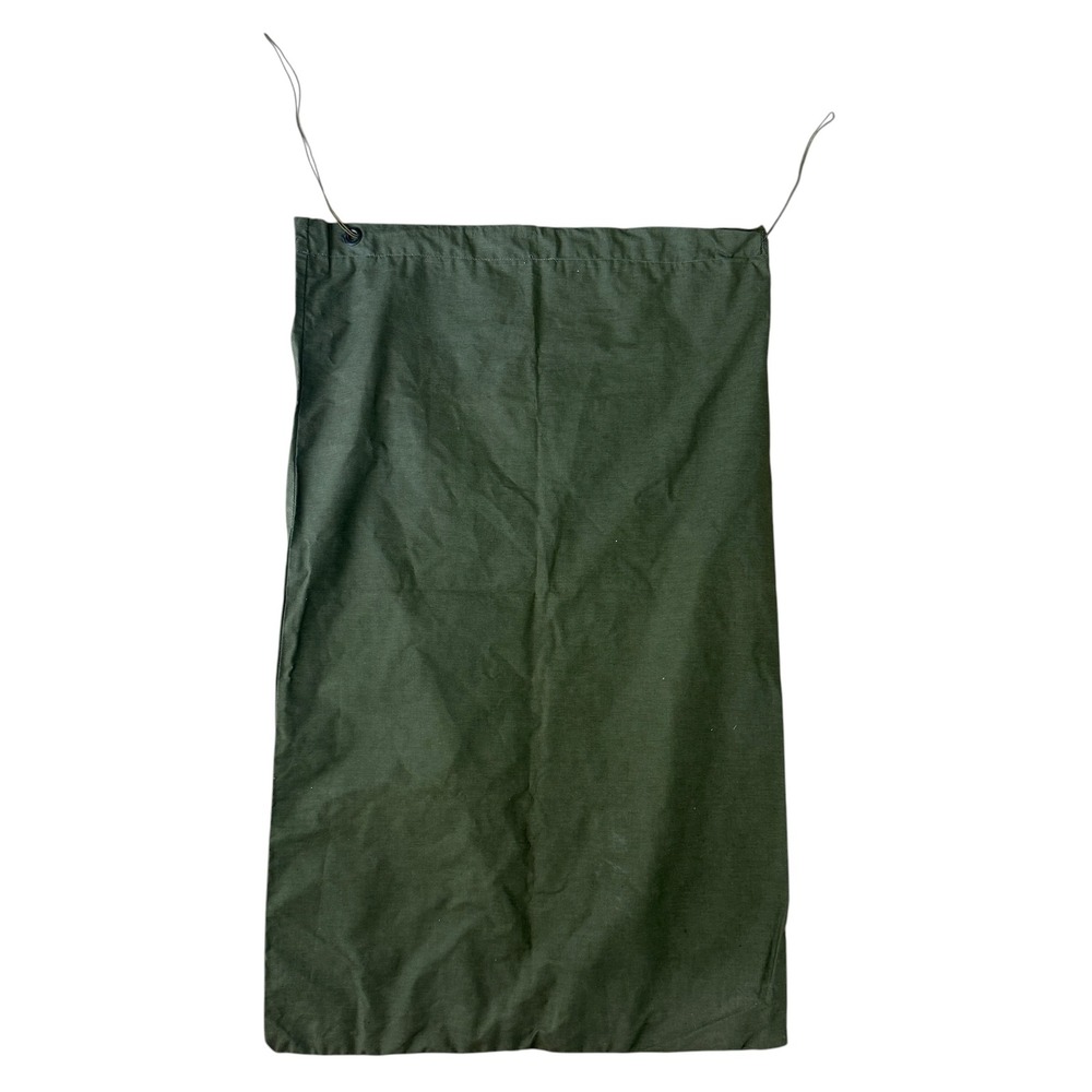 Vintage Military Stuff Sack Canvas Drawstring Gear Bag OS Olive Drab